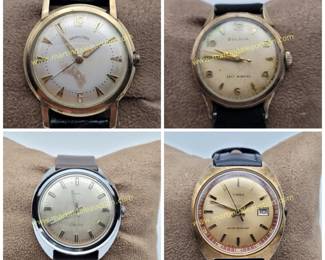 vintage watches Hamilton, Timex, Bulova