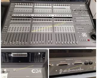Digidesign C24 control mixing board with power supply 