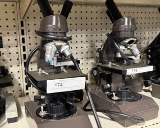 vintage Swift instruments microscopes