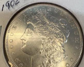 1902 O Morgan Silver Dollar