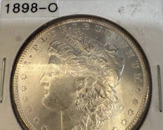 1898 O Morgan Silver Dollar