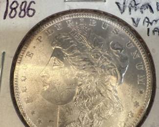 1886 Morgan Silver Dollar