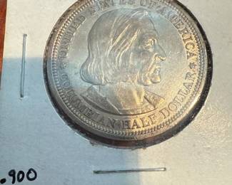 1893 50C Columbia Expo Coin