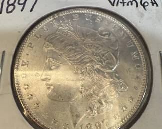 1897 Morgan Silver Dollar