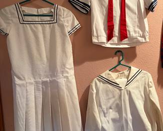 Vintage Children's sailor outfits