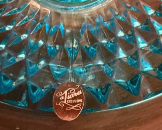 Tiara Glass Basket Bowl