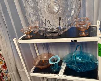 Rare Fostoria American Torte Platter