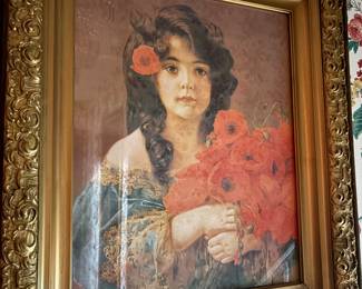 Spanish Lady Framed