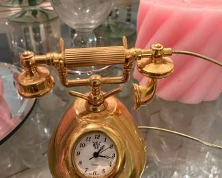 Times rotary phone clock 