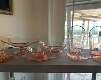 Pink Depression Glass