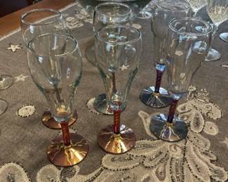 Set of 6 beautiful stemware