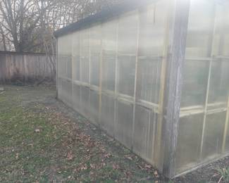 Back View - Greenhouse