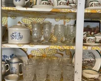 Heavy Glassware (Anchor) Goblets 