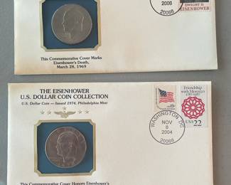 Dwight Eisenhower Collectible Coins - 1971