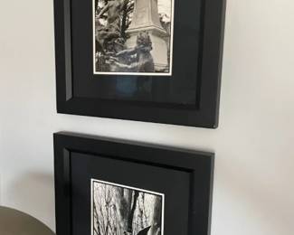 Framed Black & White Photography - probably by Client