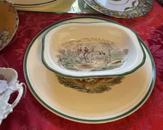 Vegetable bowl (small), Round Platter 