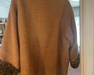 Back view of great coat/wrap.  