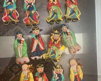 Unique fabric Christmas Ornaments 