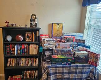 Books, Dvd's, Puzzles and Games