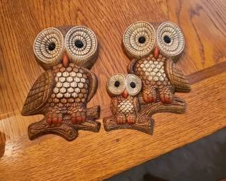 Set Of Owl Decor