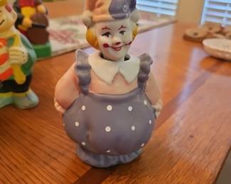 Vintage bobble head clown