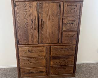 Oak Armoire Great Condition 