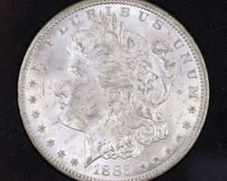 1885 CARSON CITY MORGAN SILVER DOLLAR GSA HOARD