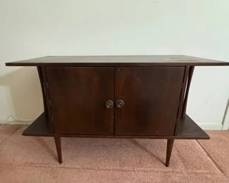  07 MidCentury Modern Record Storage Cabinet 