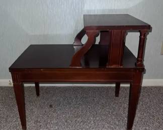 Small Vintage 2tiered End Table