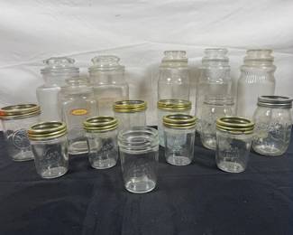 Glass Jars With Canning 