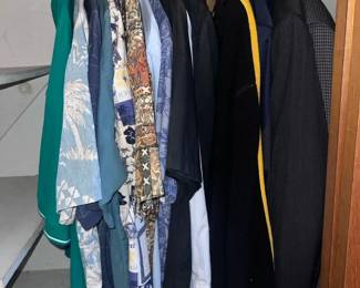 Lot of Mens Jackets  Shirts Most Sizes L or XL