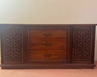 Mid Century Modern MCM Wooden Cabinet 