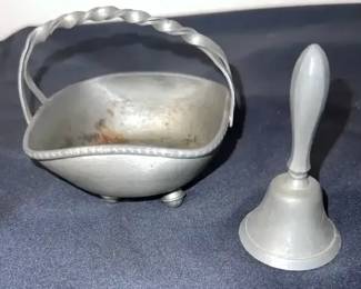 Norwegian Pewter Basket