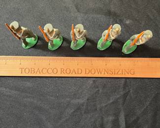 C75 - $20. 1930's Barclay Manoil Lead West Point Cadets. Set of 5.