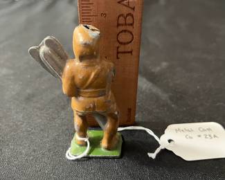 C65 - $60. Barclay Manoil Lead Toy Soldier W/ Bomb. Metal Cast Co. # 23A