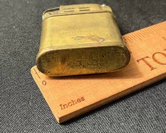 C60 - $55. Beattie Jet Pipe Lighter. "ESSO" Essomarine  Lubricants engraved. Made in the U.S.A.