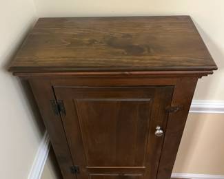 C18 - $95. Mastercraft Cabinet. Measures 23" wide x 51" tall x 13" deep. Interior Shelves are adjustable. 