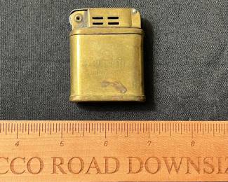 C60 - $55. Beattie Jet Pipe Lighter. "ESSO" Essomarine  Lubricants engraved. Made in the U.S.A.