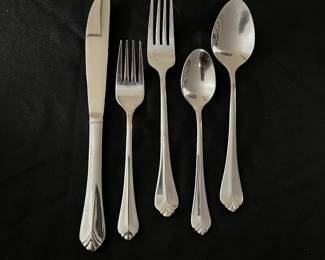 C12 - $40. Stainless Flatware. 60 Pieces. 