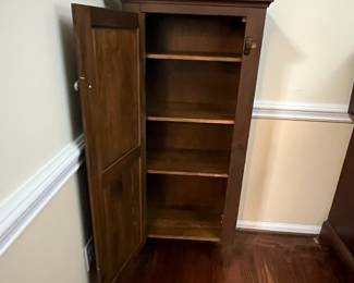 C18 - $95. Mastercraft Cabinet. Measures 23" wide x 51" tall x 13" deep. Interior Shelves are adjustable. 