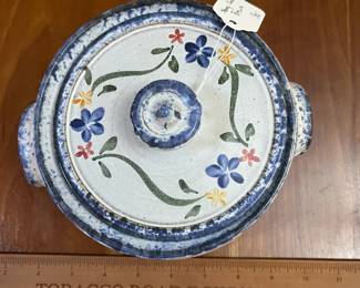 C83 - $30. Nancy Owens Brewer Dish & Lid. 