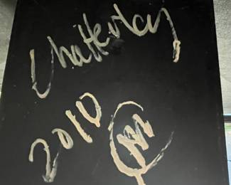 C100 - $600. Mark Chatterley Sculpture 2010. (Looks like it might have a minor chip on the foot - but it might be intentional?)