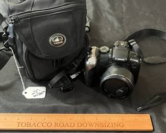 C68 - $25. Cannon PC1438 Film Camera. Comes With Bag. Not tested.