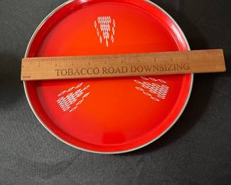 C49 - $60. Vintage MCM Fondue Pot Complete Set. Like New Condition. Dusty from storage.