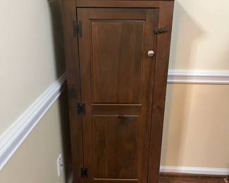 C18 - $95. Mastercraft Cabinet. Measures 23" wide x 51" tall x 13" deep. Interior Shelves are adjustable. 