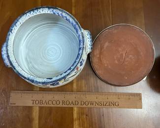 C83 - $30. Nancy Owens Brewer Dish & Lid. 