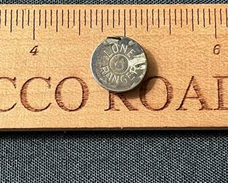 C93 - $50. Lone Ranger Bullet Compass from a 1940s Cheerios box. 