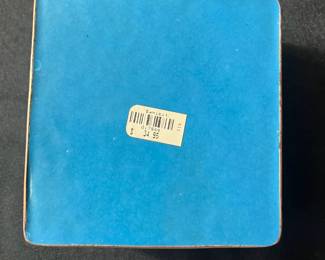 C80 - $20. Keven Chin Cloisonne Starry Night Trinket Box. # 27 Signed 2004.