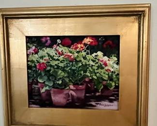 C27 - $225. Beth Goldston - Original Painting. Measures 16" x 14" framed. 