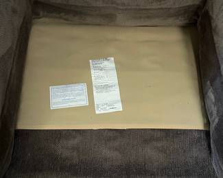 C23 - $125. Haverty's  Furniture Upholstered Chair. Measures 36" wide x 31" deep x 37" tall. 